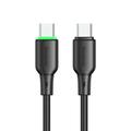 Mcdodo Alpha-serien silikon-USB-C-kabel 65W – 1.2m – svart