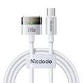 Mcdodo CA-207 140W USB-C til MagSafe 3 ladekabel - 2m - hvit