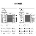 Measy T1850 1080p trådløs videosender/mottaker – 500m, 5 GHz, EU-stikkontakt – svart