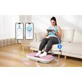 Merach MR-2440P1 vibrasjonsplate med Bluetooth-høyttaler - rosa