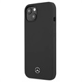 Mercedes-Benz Silicone Line iPhone 13 Mini Deksel - Svart