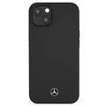 Mercedes-Benz Silicone Line iPhone 13 Mini Deksel - Svart