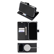 iPhone 18 Pro Max/17 Pro Max Mercury Goospery BlueMoon Diary MagSafe-lommeboketui