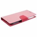 iPhone 16 Mercury Goospery Fancy Diary Lommebok-deksel - Rosa