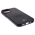 iPhone 15 Plus Mercury Goospery Glitter TPU-deksel - Svart