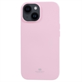 iPhone 15 Plus Mercury Goospery Glitter TPU-deksel - Rosa