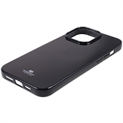 iPhone 15 Pro Max Mercury Goospery Glitter TPU-deksel - Svart