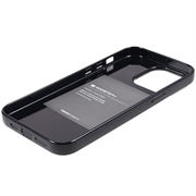 iPhone 15 Pro Max Mercury Goospery Glitter TPU-deksel - Svart