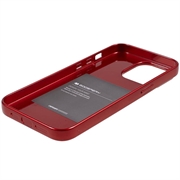 iPhone 15 Pro Max Mercury Goospery Glitter TPU-deksel - Rød