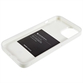 iPhone 14 Plus Mercury Goospery Glitter TPU-deksel - Hvit