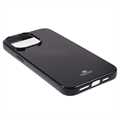 iPhone 15 Pro Mercury Goospery Glitter TPU-deksel - Svart