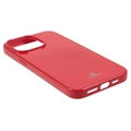 iPhone 15 Pro Mercury Goospery Glitter TPU-deksel - Varm Rosa