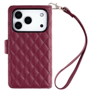 iPhone 18 Pro/17 Pro Mercury Goospery Luxe Diary lommeboketui - Burgund