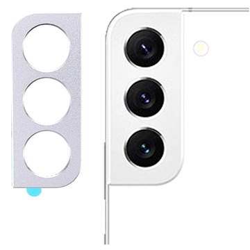 Samsung Galaxy S22 5G/S22+ 5G Kameralinsebeskytter i Metall - Sølv