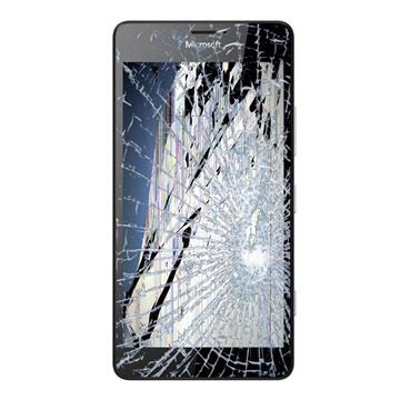 Reparasjon av Microsoft Lumia 950 LCD-display & Touch Glass - Svart