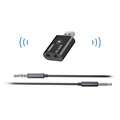 Mini Bluetooth Audio Mottaker / Mottaker YET-TR6 - USB-A, 3.5mm