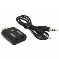 Mini Bluetooth Audio Mottaker / Mottaker YET-TR6 - USB-A, 3.5mm