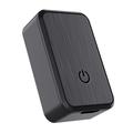 Mini magnetisk GPS-tracker GF08 - SIM-kort, MicroSD, Google Maps - Svart