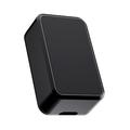 Mini magnetisk GPS-tracker GF08 - SIM-kort, MicroSD, Google Maps - Svart