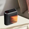 Mini bærbar varmevifte med berøringskontroll - 800W - svart