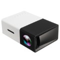 Mini Bærbar Full HD LED Projektor YG300 - Svart / Hvit