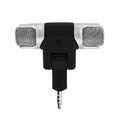 Mini Bærbar Mikrofon til Smarttelefoner og Nettbrett - 3.5mm
