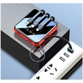 Mini Powerbank 10000mAh - 2x USB, Lightning, USB-C, MicroUSB