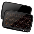 Mini Trådløst Tastatur & Styreplate H18+ - 2.4GHz - Svart
