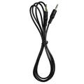 MiniJack AUX-kabel - 1.5m - Svart