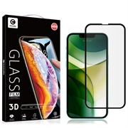 iPhone 13 Pro Max/14 Plus Mocolo 3D Beskyttelsesglass - Svart Kant