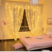 Modee C3002 LED-gardin til jul - 3x2m - varm hvit