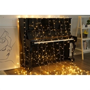 Modee C3002 LED-gardin til jul - 3x2m - varm hvit