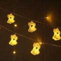 Modee H002 LED-lyskjede med halloween-spøkelser - 1.65m - 10 stk.