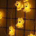 Modee H002 LED-lyskjede med halloween-spøkelser - 1.65m - 10 stk.