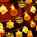 Modee H003 LED-lyskjede med Halloween-mønster - 1.65m - 10 stk.
