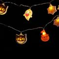 Modee H003 LED-lyskjede med Halloween-mønster - 1.65m - 10 stk.