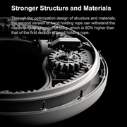 Moestar UFO Uttrekkbart hundebånd med LED-lys - 3m