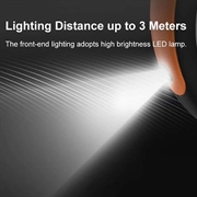 Moestar UFO Uttrekkbart hundebånd med LED-lys - 3m