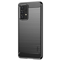 Samsung Galaxy A53 5G Mofi Carbon Fiber TPU-deksel - Svart
