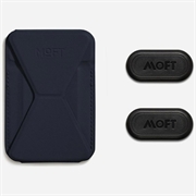 Moft x Movas Snap-On MagSafe-lommebok og telefonstativ - marineblå