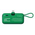 Momax 1-Power Mini Pop Art USB-C Power Bank 5000 mAh - Grønn