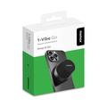 Momax 1-Vibe Go BS6 magnetisk mini Bluetooth-høyttaler og telefonstativ - svart