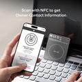 Momax BR18 PinCard Ultra Mini UWB-sporingsenhet for iOS - Apple Find My - Svart