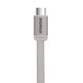 Momax DC88 Mag.Link flat magnetisk USB-C-kabel - 100W, 1m - beige