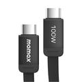 Momax DC88 Mag.Link flat magnetisk USB-C-kabel - 100W, 1m