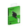 Momax DC88 Mag.Link flat magnetisk USB-C-kabel - 100W, 1m