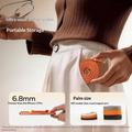 Momax DC88 Mag.Link flat magnetisk USB-C-kabel - 100W, 1m - oransje