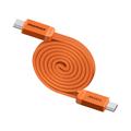 Momax DC88 Mag.Link flat magnetisk USB-C-kabel - 100W, 1m - oransje
