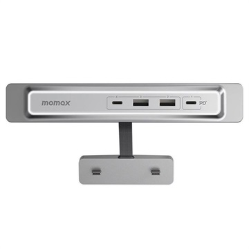 Momax OneLink Tesla Model 3/Y 4-Ports USB-Utvidelse - Sølv