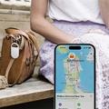 Momax PinBuzz oppladbar personlig sikkerhetsalarm - Apple Find My kompatibel - Svart